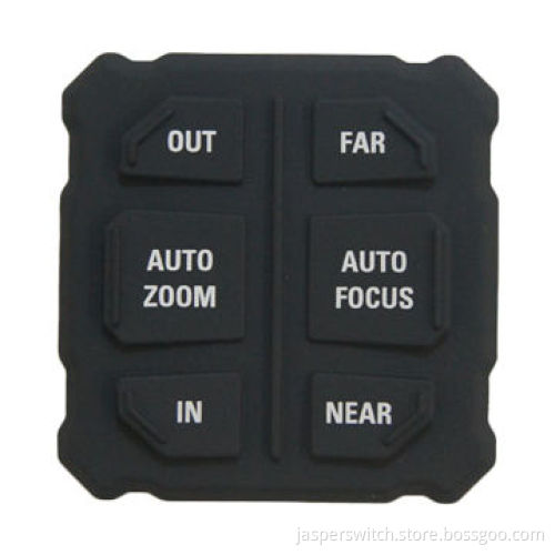 Silicone rubber keypads with coating and words printing, for electronic and medial products
